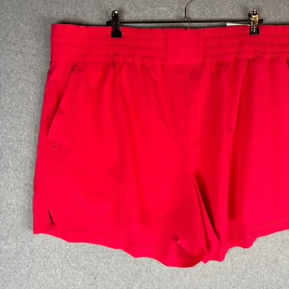 New Old Navy Womans Sz 3X Active High Rise StretchTech Shorts Pink‎ NWT